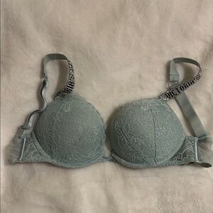 Victoria's Secret Lace Bra in Soft Blue